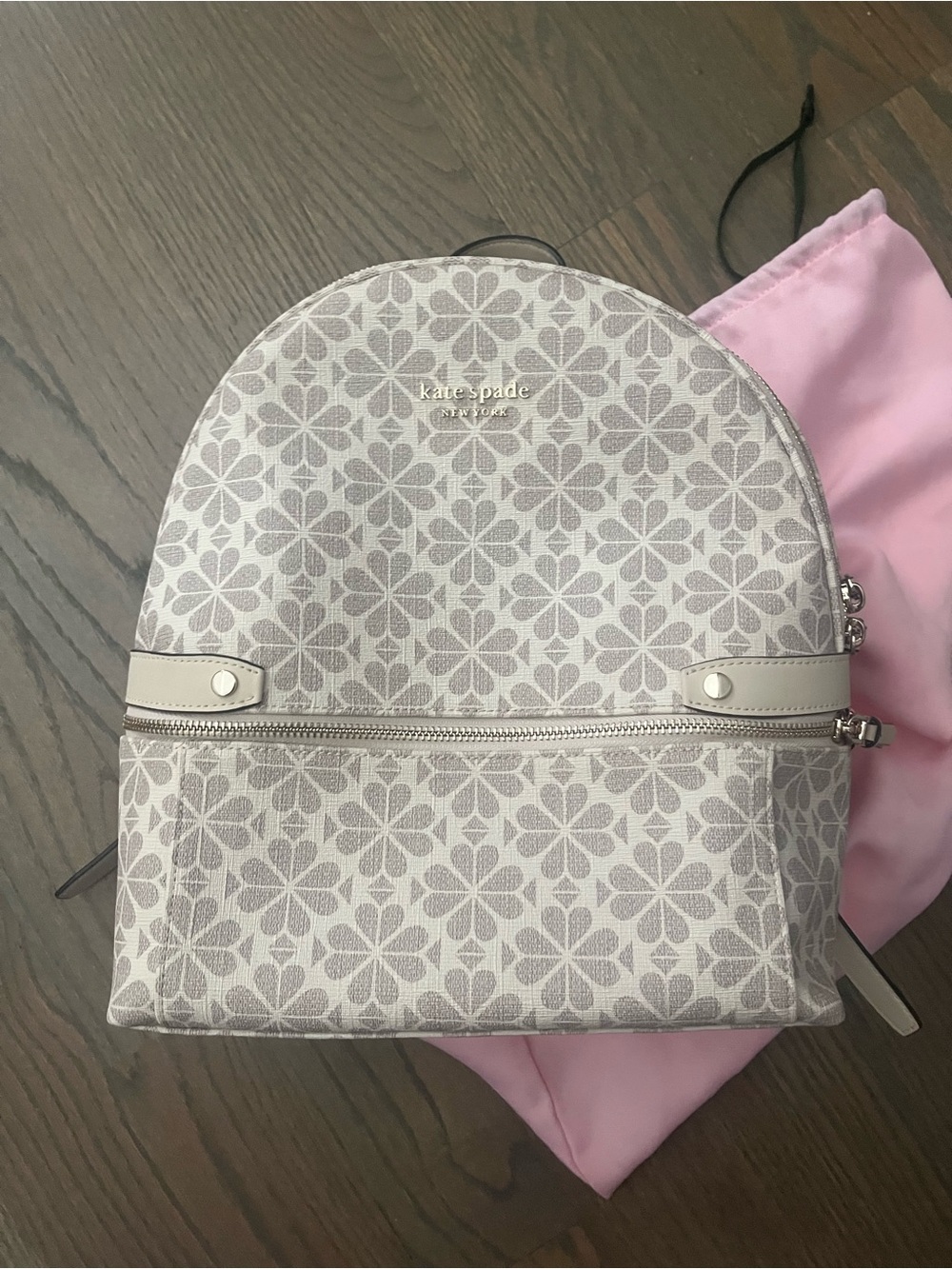 kate spade Cream Floral Pattern Mini Backpack
